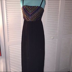 Embroidered Maxi Dress